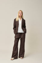 Linen Flared Pants