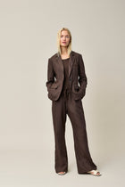 Linen Flared Pants