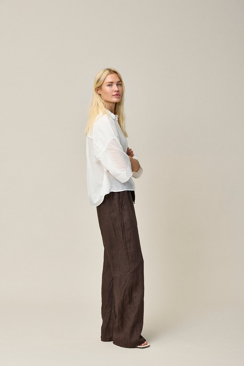 Light Crinkled Cotton SS Shirt