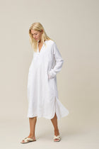 Cotton Voile Djellaba Dress