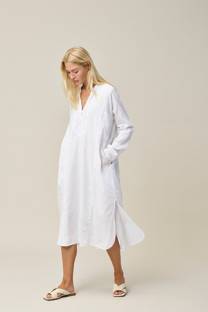 Cotton Voile Djellaba Dress