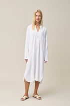 Cotton Voile Djellaba Dress
