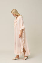 Cotton Voile Kaftan Dress