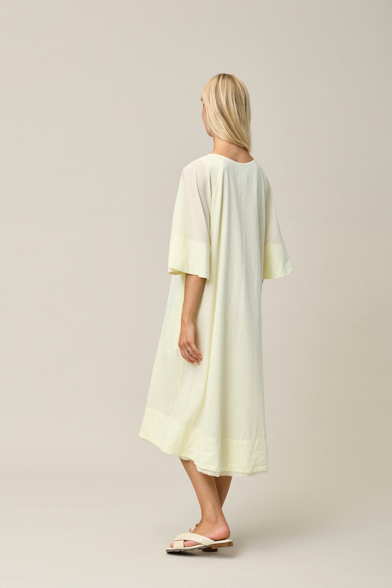 Cotton Voile Wing Dress