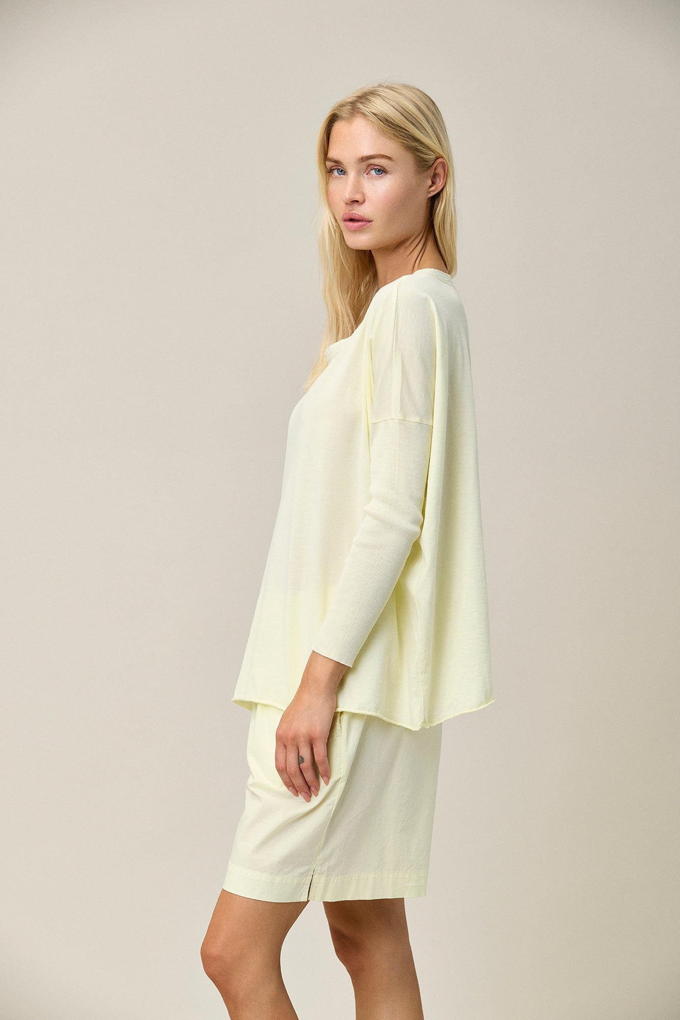 Cotton Jersey 3/4 Long Sleeve