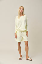 Crispy Cotton Stretch Shorts