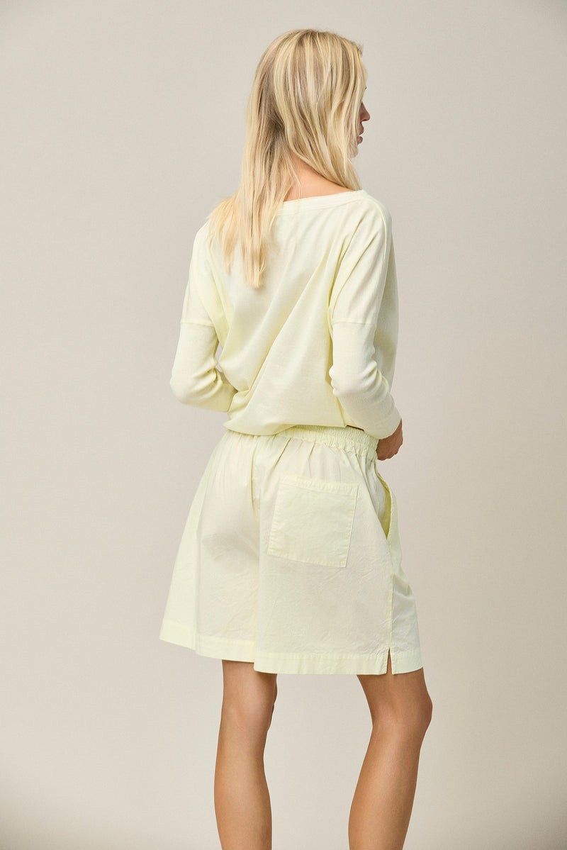 Crispy Cotton Stretch Shorts