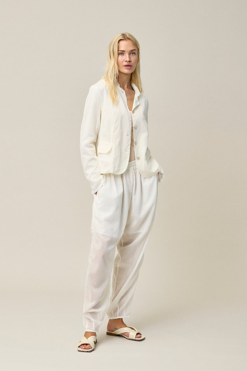 Crepe Cotton Silk Balloon Pants