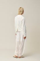 Crepe Cotton Silk Blazer