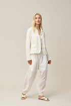 Crepe Cotton Silk Balloon Pants