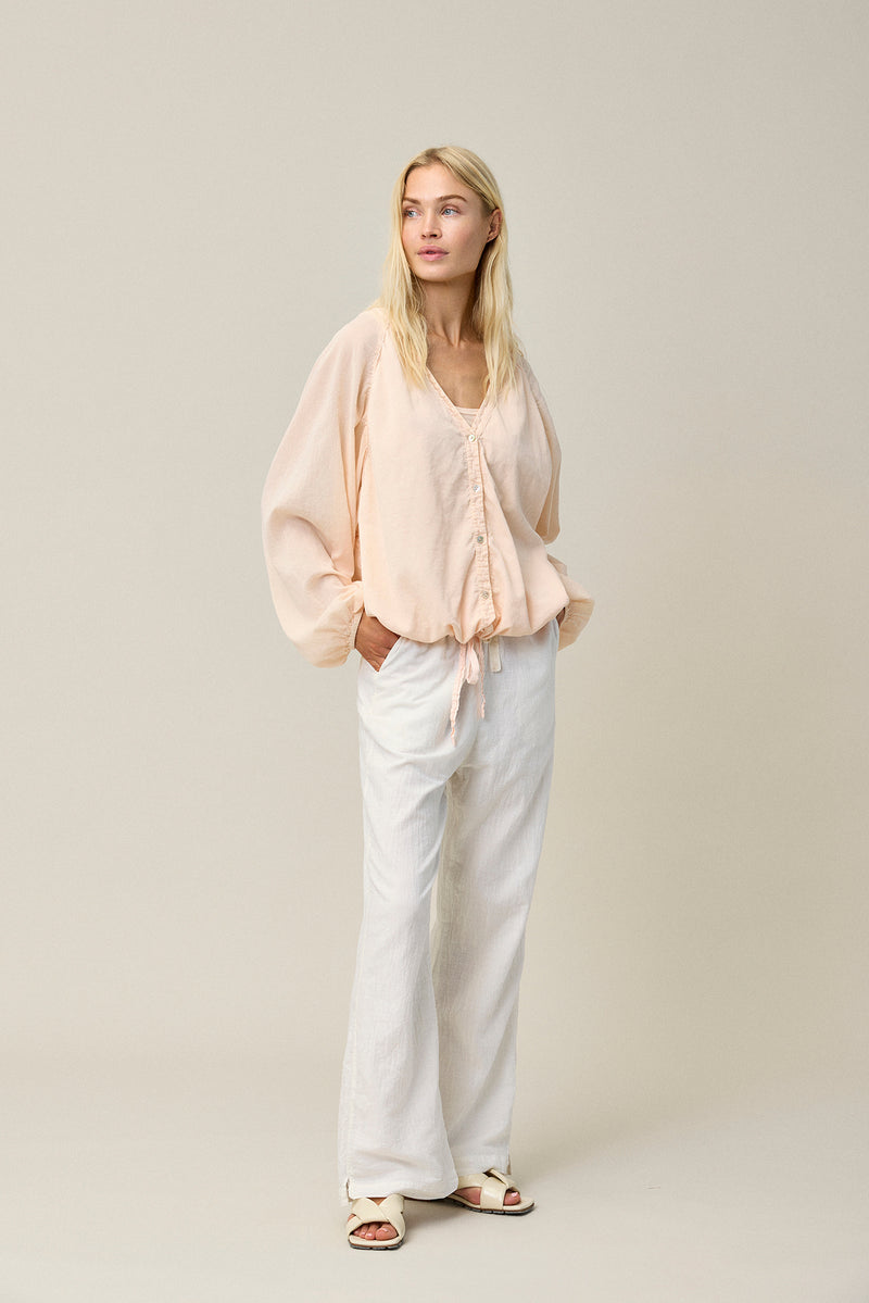 Crepe Cotton Silk Pants