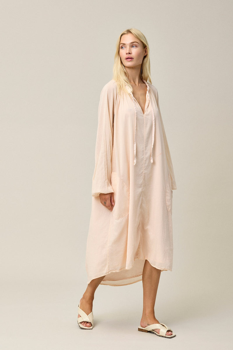 Crepe Cotton Silk Dress