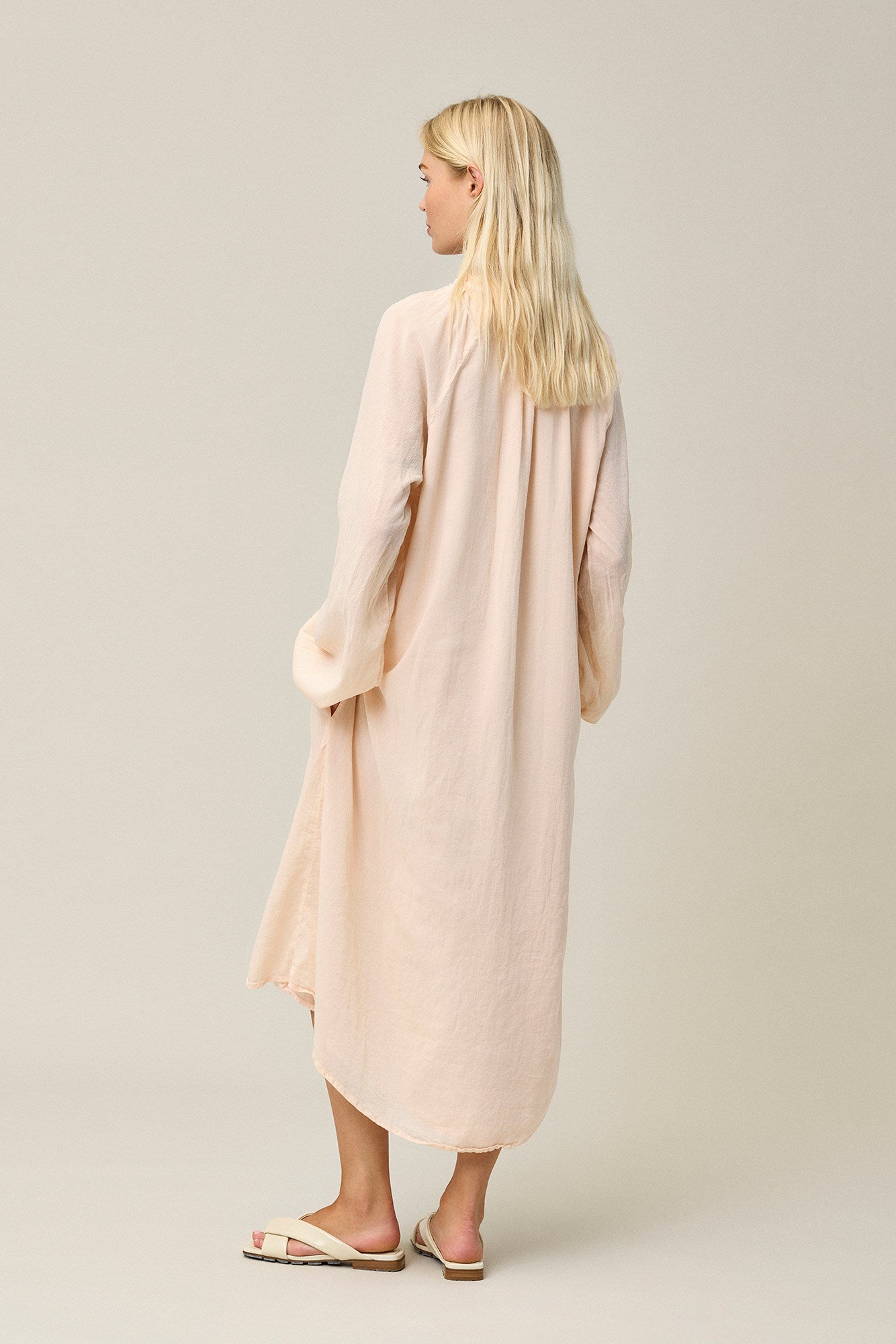 Crepe Cotton Silk Dress