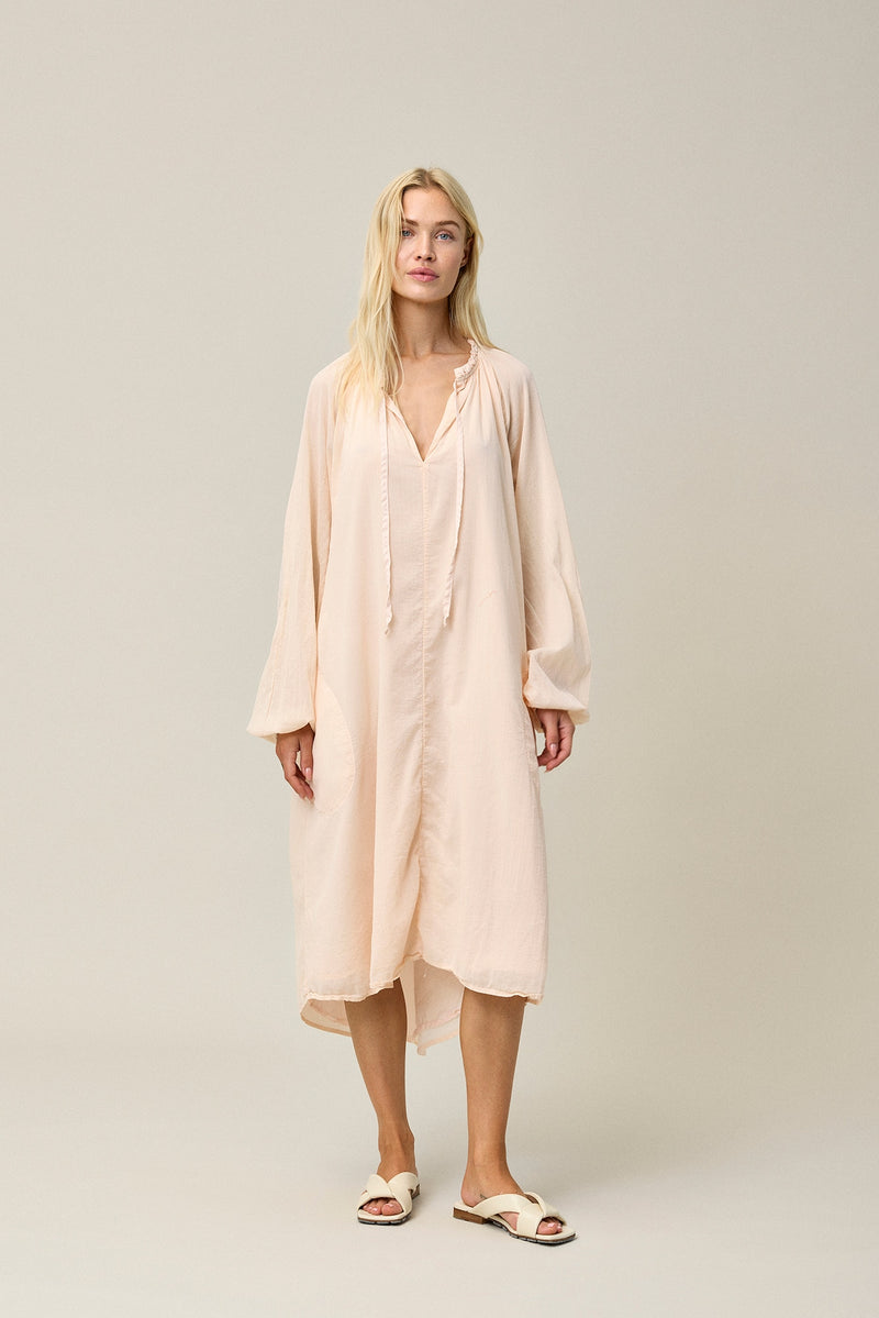 Crepe Cotton Silk Dress