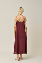 Crepe Cotton Silk Slip Dress
