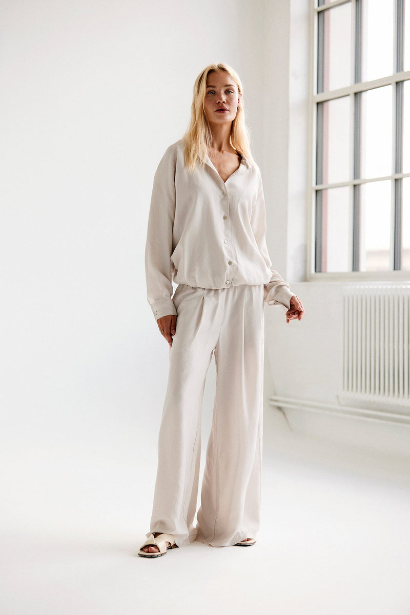 Silk Habotai Floaty Pants