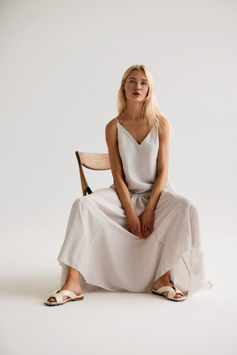 Silk Habotai Floaty Slip Dress