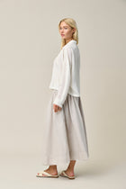 Light Crinkled Cotton Skirt
