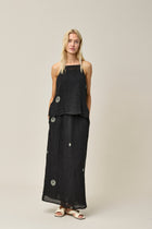 Linen Dot Top