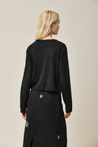 Linen Cotton Gauze Cardigan