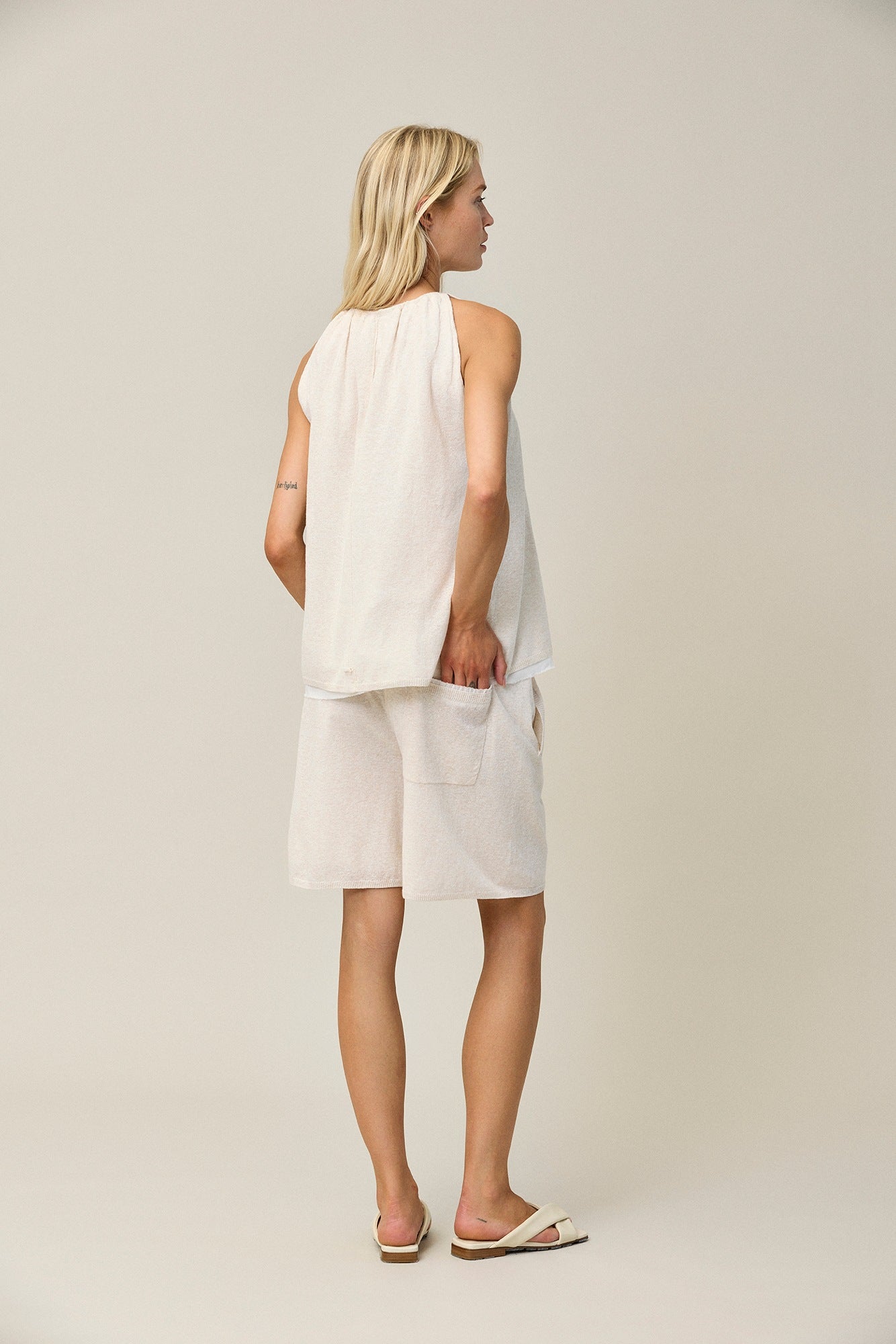 Linen Cotton Gauze Shorts
