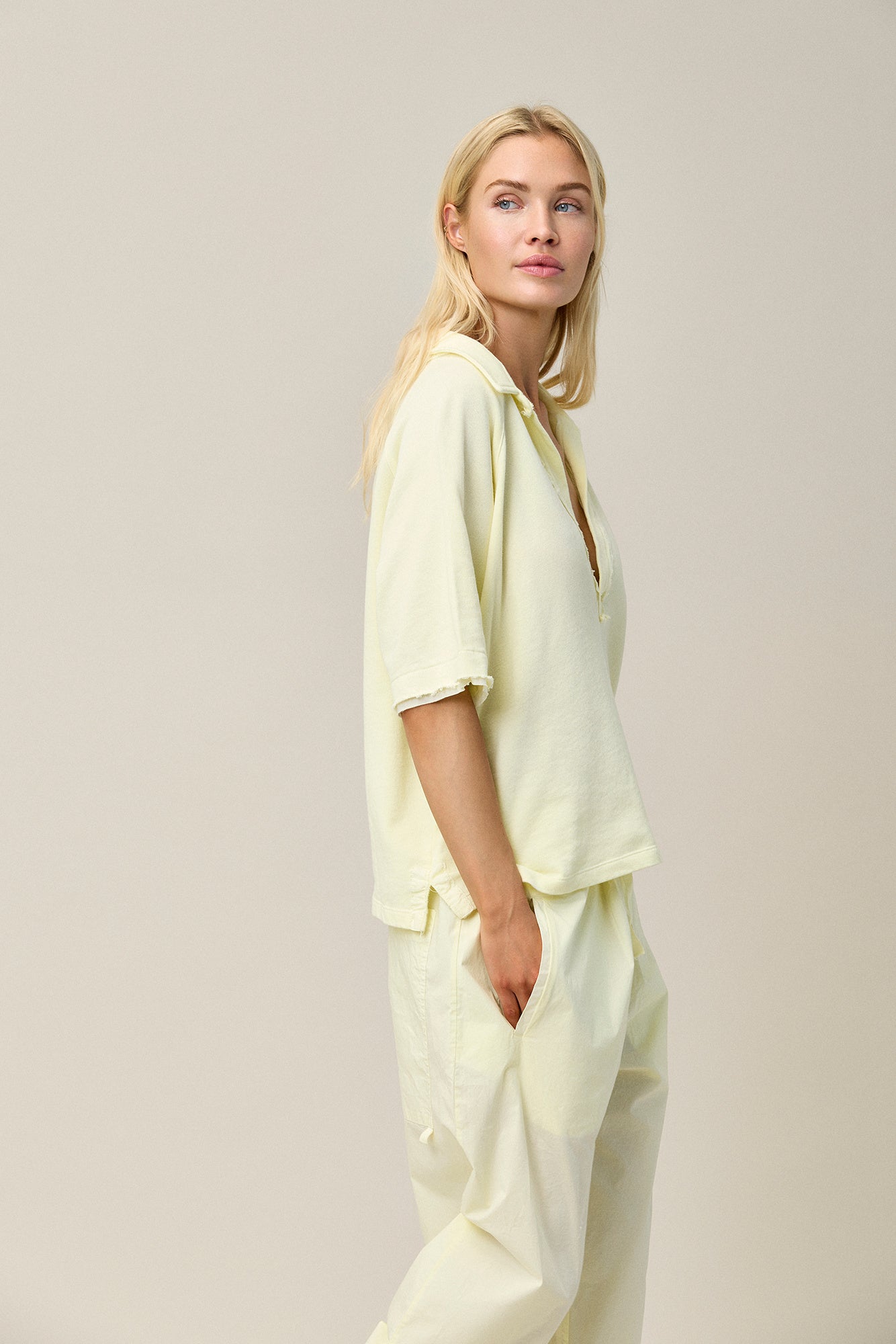 Basic Cotton Easy Pants