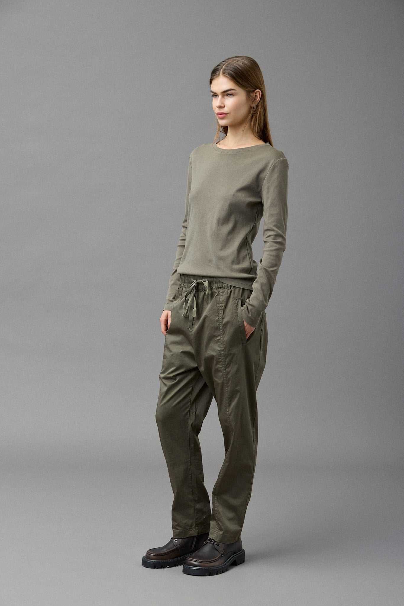 Cotton Rib L/S T-shirt