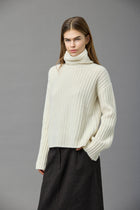 Check Wool Skirt