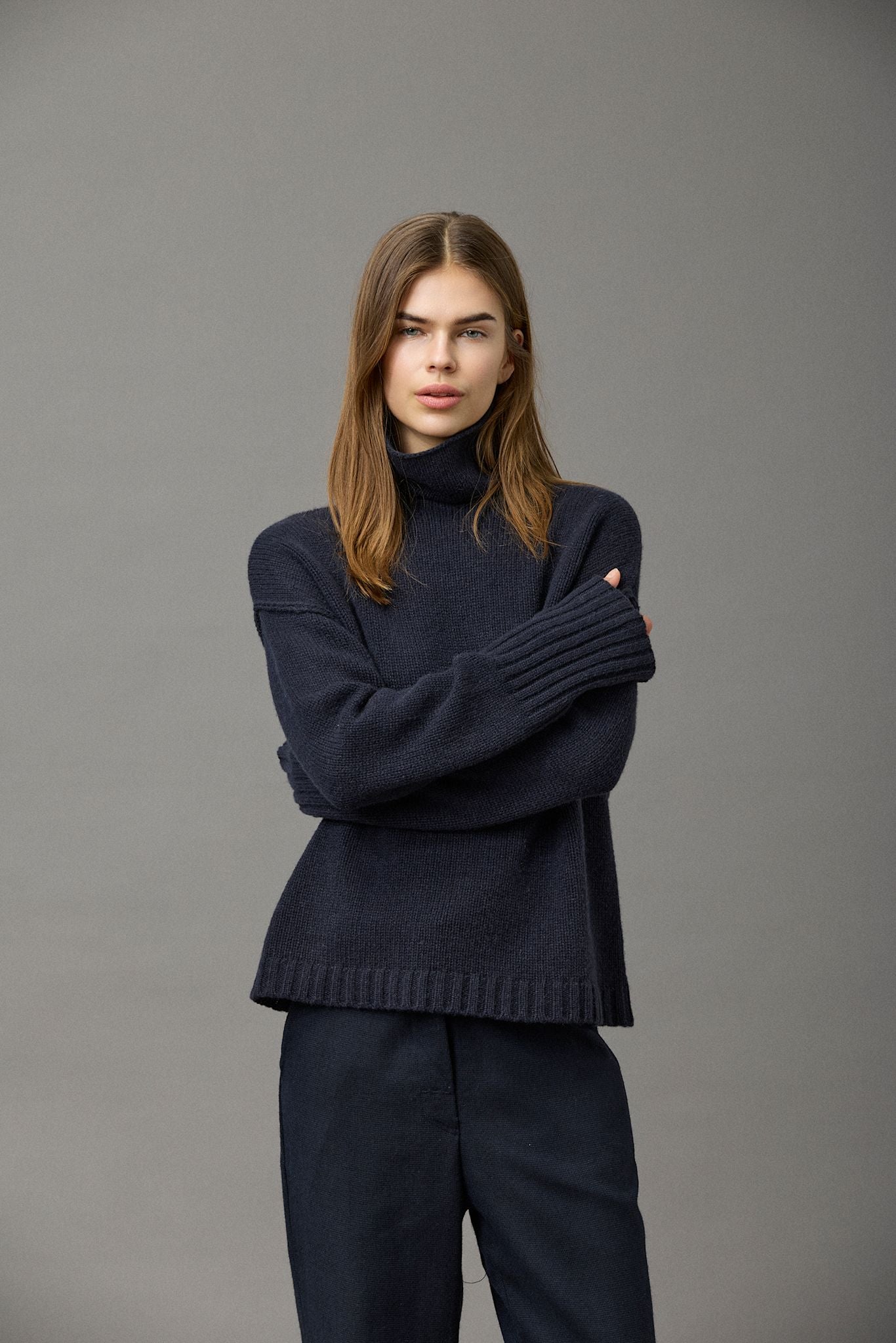 Check Wool Pants