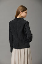 Crinkled Velvet Jacket
