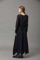 Silk Georgette Fluid Skirt