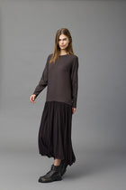 Silk Georgette Floaty L/S dress