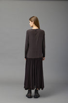 Silk Georgette Floaty L/S dress