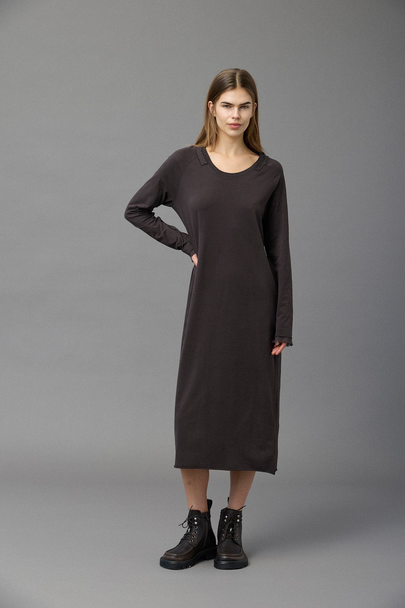Washed Jersey Dress