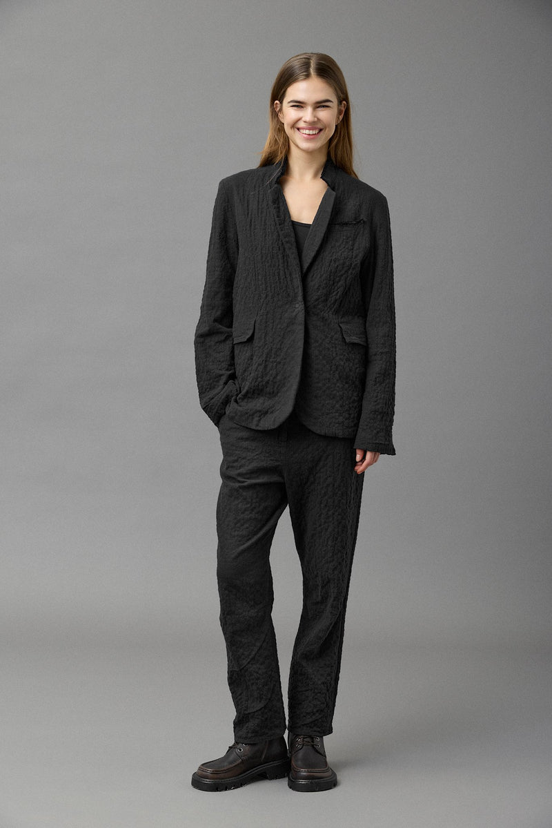 Cotton Herringbone Blazer