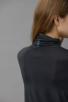 Cotton Cashmere Turtleneck Tee