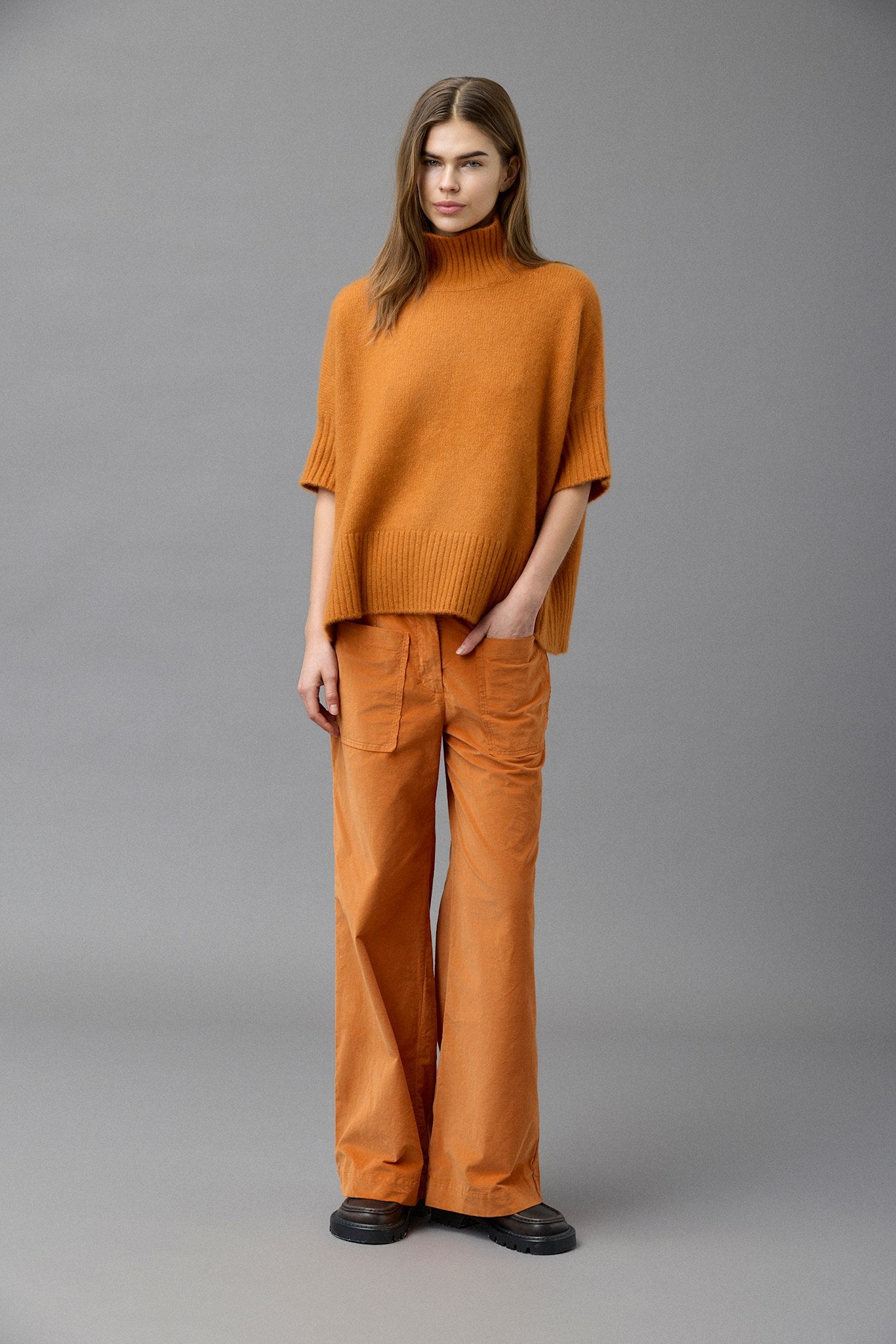 Cashmere Cotton Blouse Tee