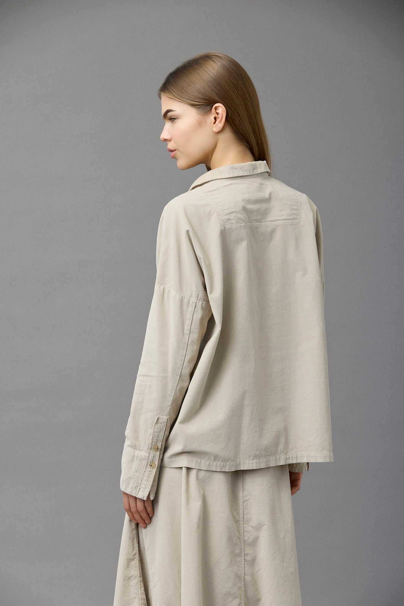 Soft Corduroy Placket Shirt