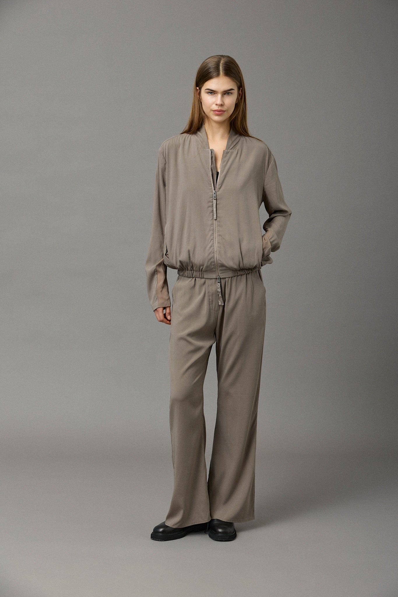 Silk Satin Flare Pants