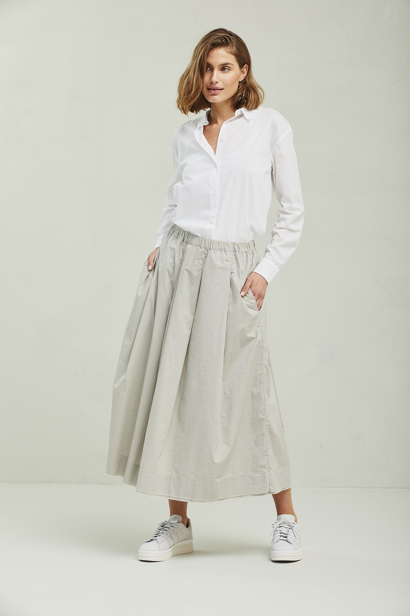 Cotton clearance skirt stretch