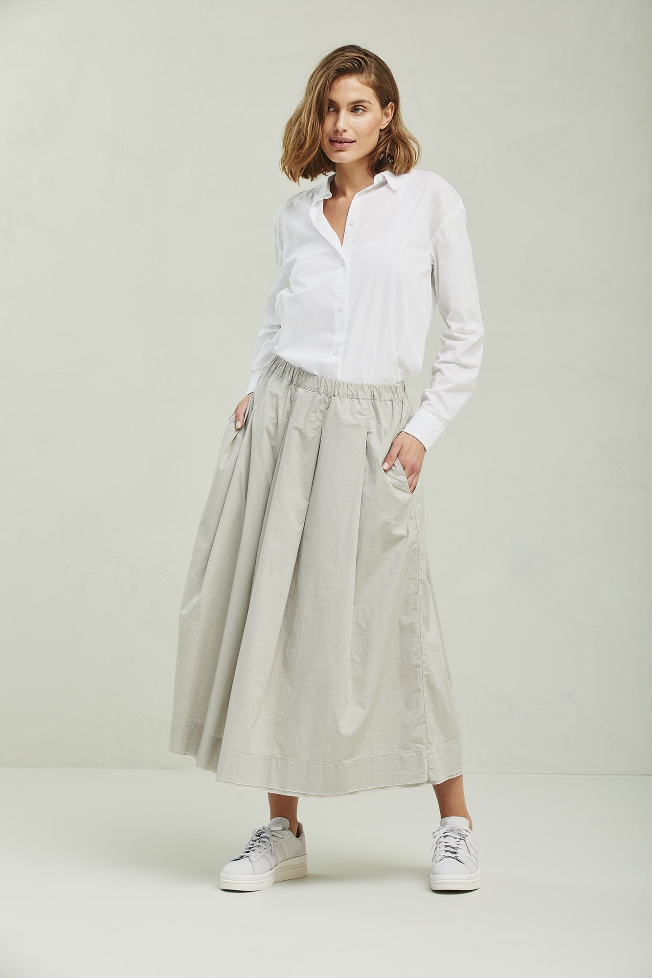 Cotton Stretch Skirt
